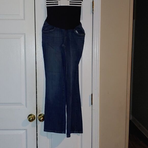 Two Hearts Maternity  full panel jeans Sz M - Picture 1 of 6